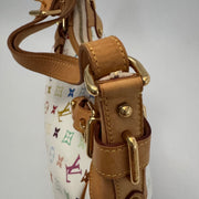 Louis Vuitton Greta White Multicolor Shoulder Bag