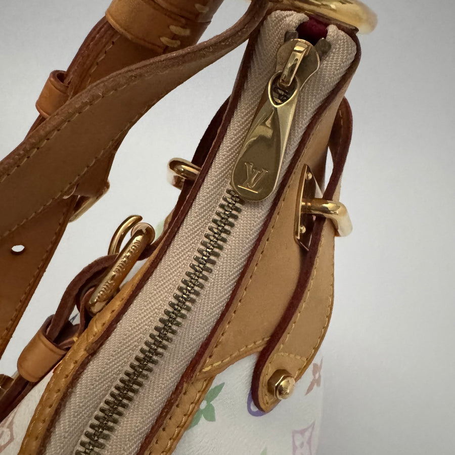 Louis Vuitton Greta White Multicolor Shoulder Bag