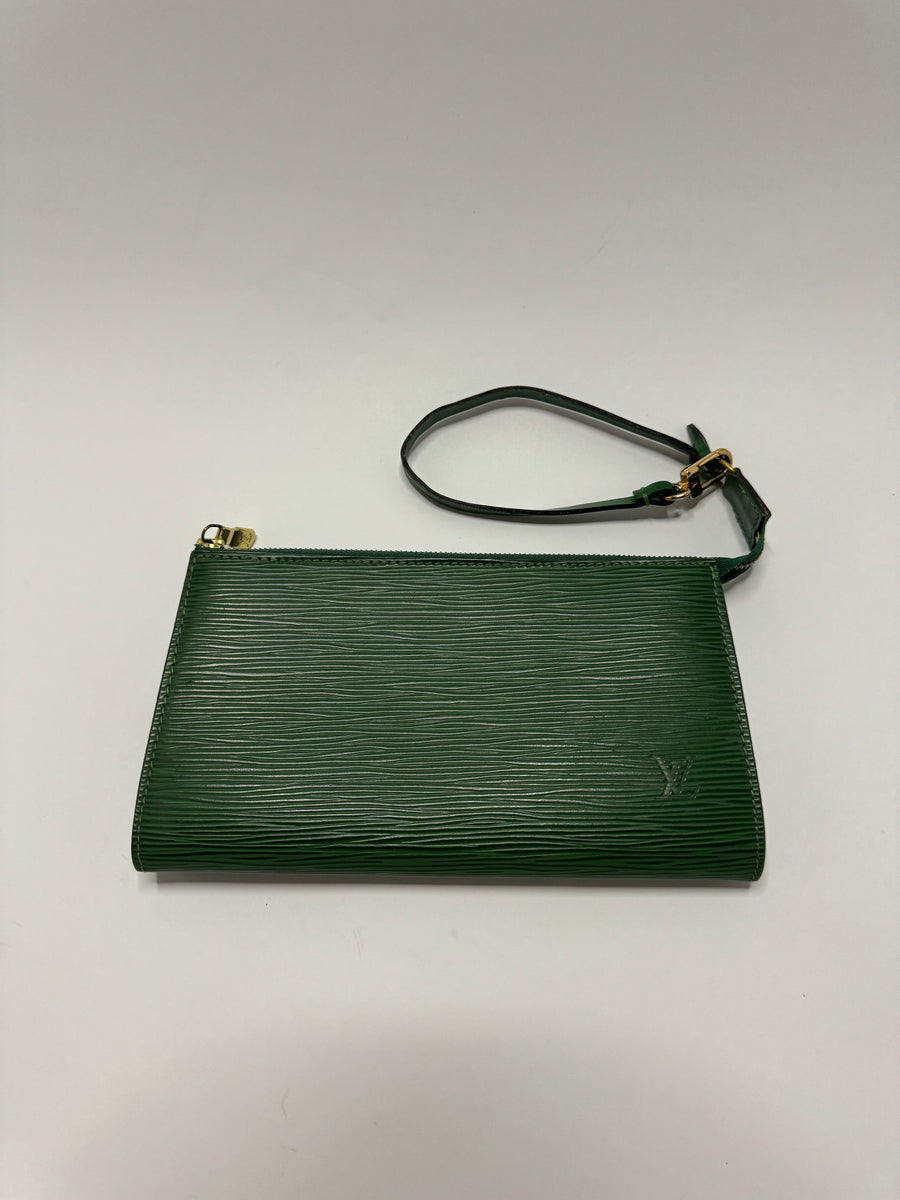 Louis Vuitton Epi Pochette Accessories Green