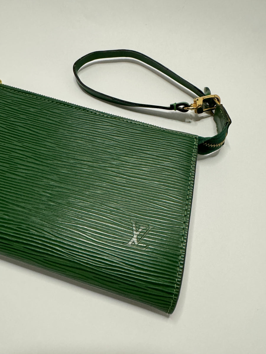 Louis Vuitton Epi Pochette Accessories Green