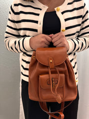 Gucci Calfskin Bamboo Mini Backpack Brown - Vintage