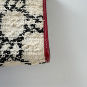 Gucci Tweed GG Monogram Mini Dionysus Wallet on Chain Bag White Black Romantic Cherry