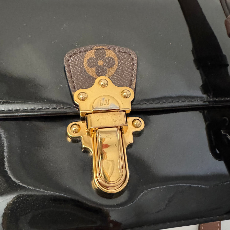 Louis Vuitton Patent Calfskin Monogram Cherrywood BB