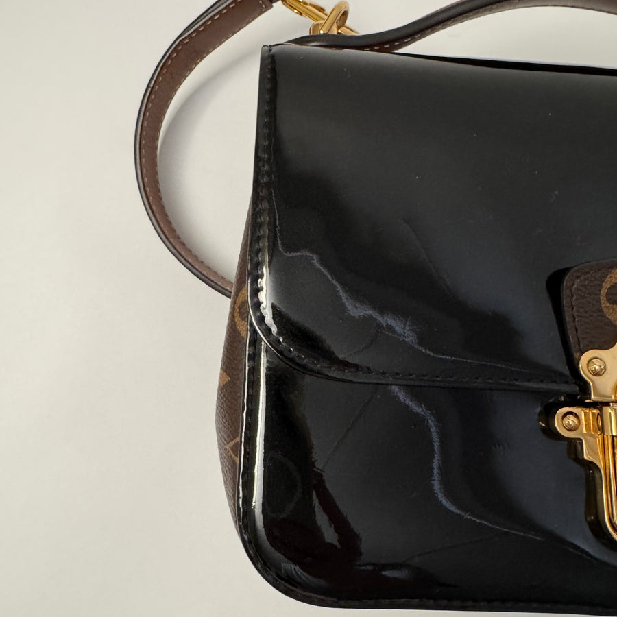 Louis Vuitton Patent Calfskin Monogram Cherrywood BB