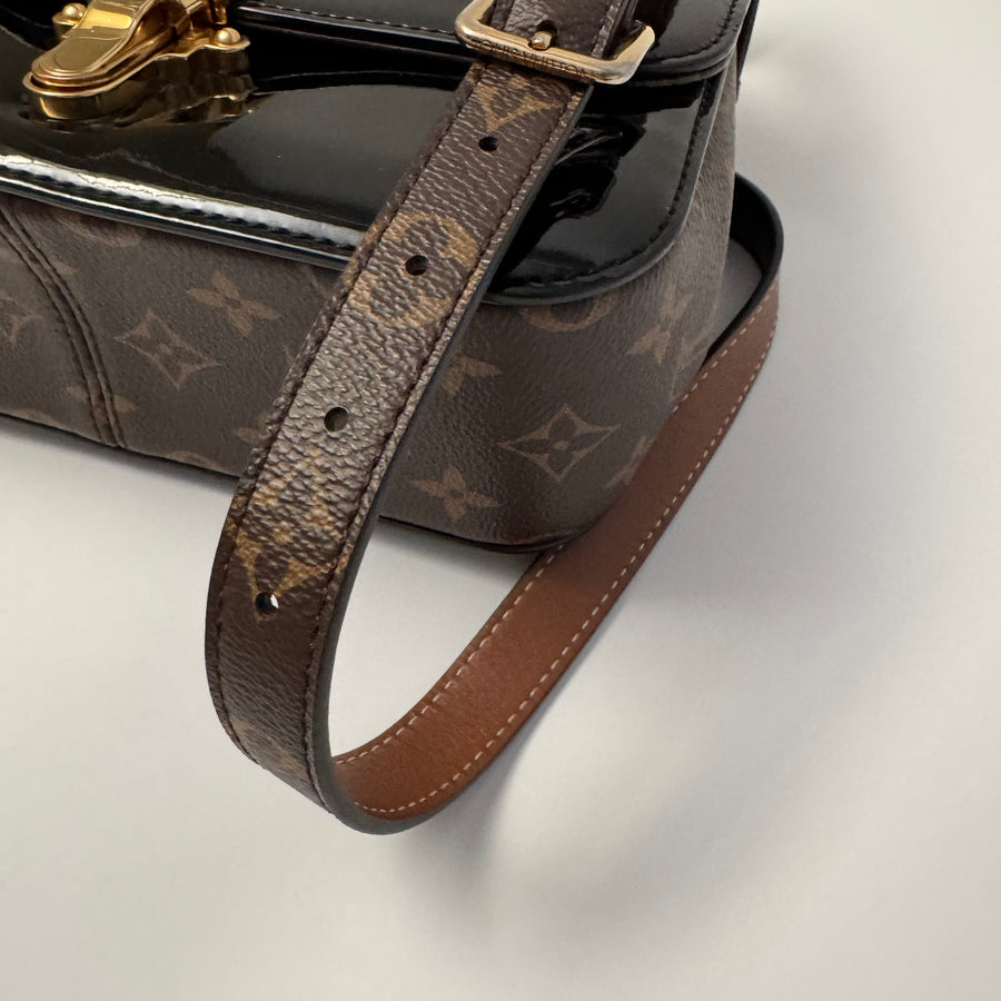 Louis Vuitton Patent Calfskin Monogram Cherrywood BB
