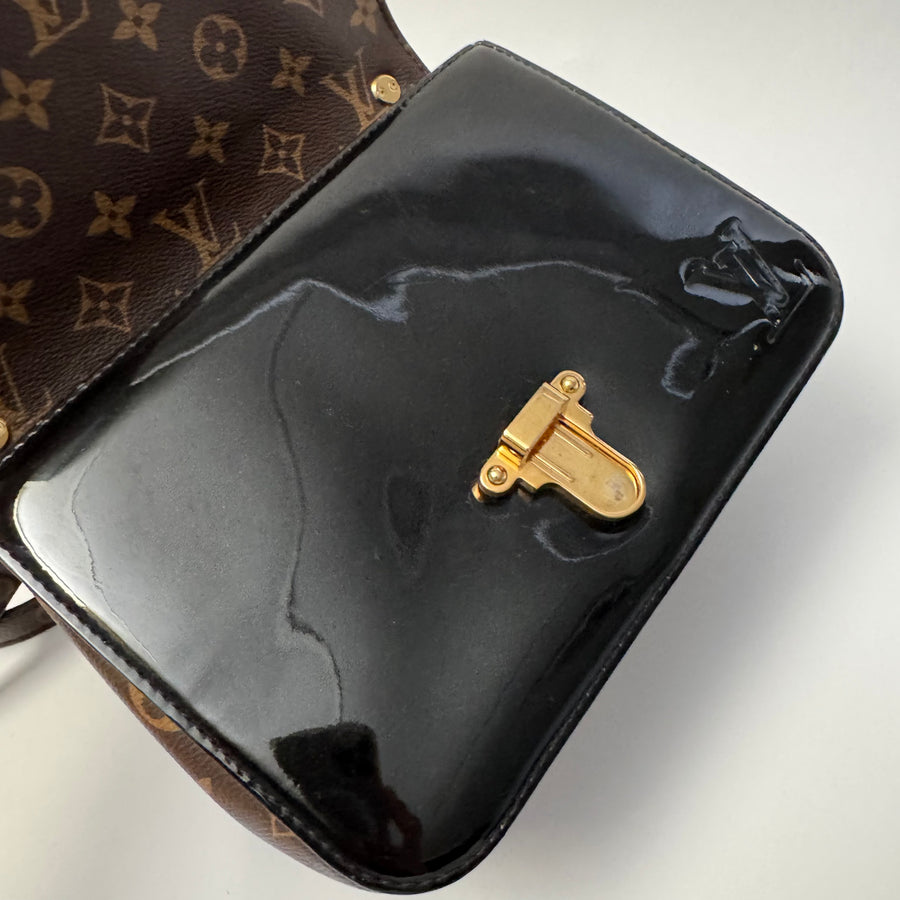 Louis Vuitton Patent Calfskin Monogram Cherrywood BB