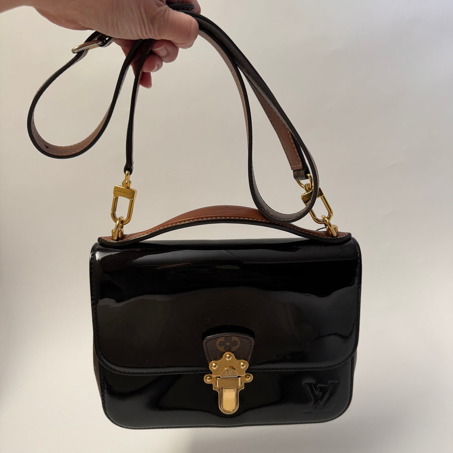 Louis Vuitton Patent Calfskin Monogram Cherrywood BB