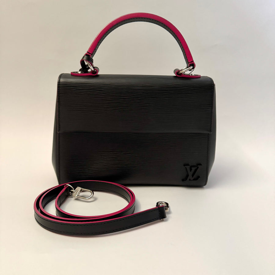 Louis Vuitton Epi Cluny BB Black